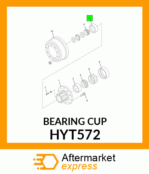 BEARING CUP HYT572