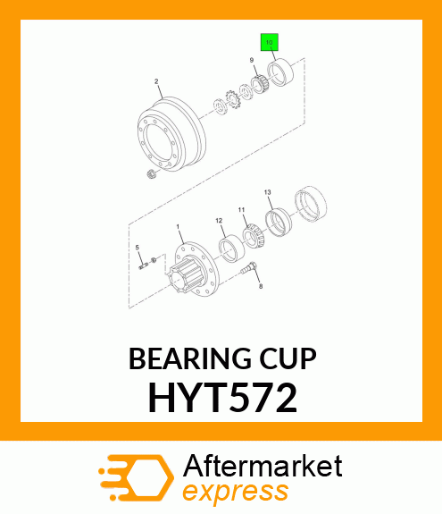 BEARING CUP HYT572