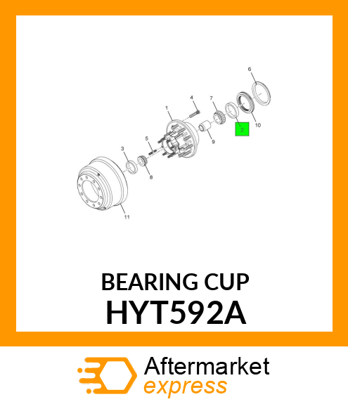 BEARING CUP HYT592A