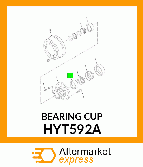 BEARING CUP HYT592A