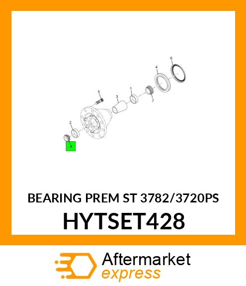 BEARING PREM ST 3782/3720PS HYTSET428