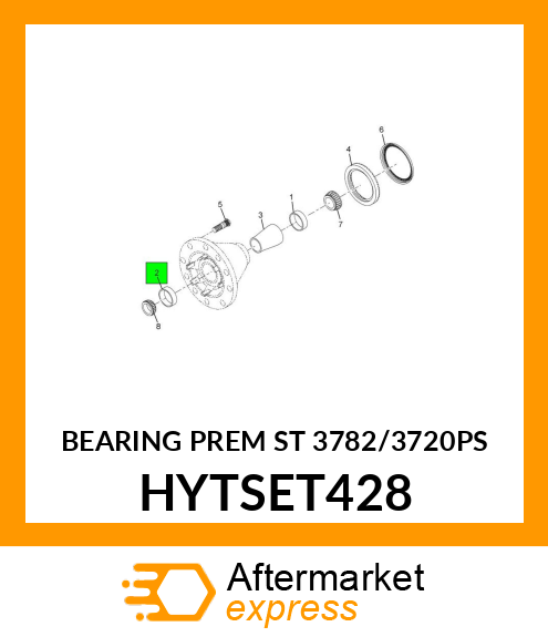 BEARING PREM ST 3782/3720PS HYTSET428