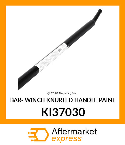 BAR- WINCH KNURLED HANDLE PAINT KI37030