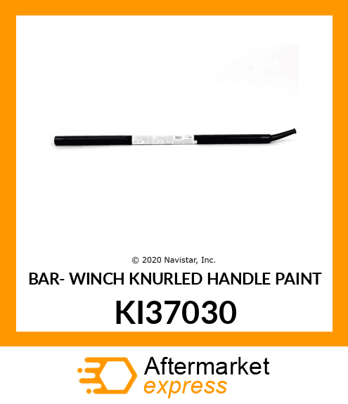 BAR- WINCH KNURLED HANDLE PAINT KI37030