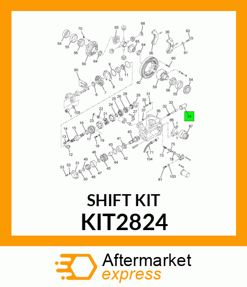 SHIFT KIT KIT2824