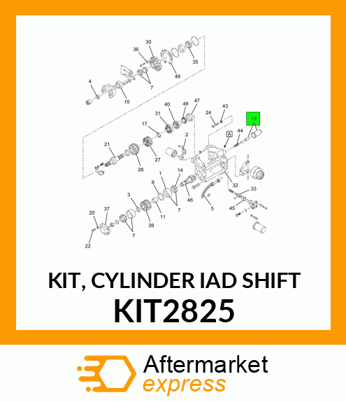 KIT, CYLINDER IAD SHIFT KIT2825