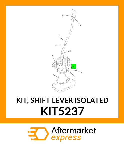 KIT, SHIFT LEVER ISOLATED KIT5237