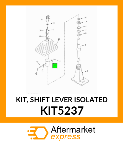 KIT, SHIFT LEVER ISOLATED KIT5237