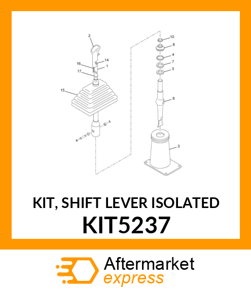 KIT, SHIFT LEVER ISOLATED KIT5237