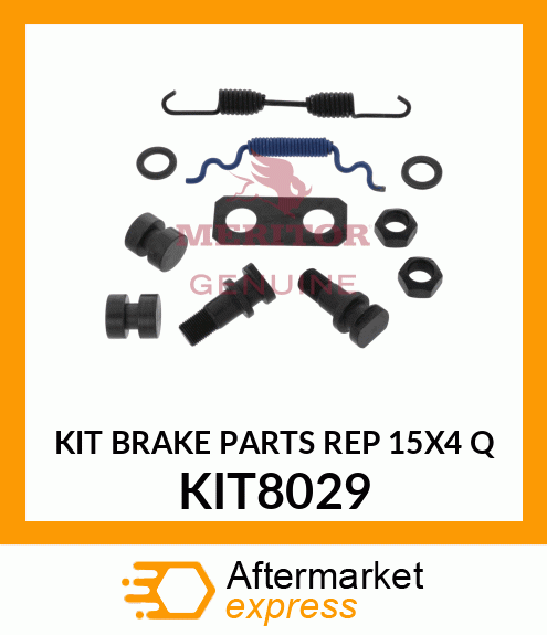 KIT BRAKE PARTS REP 15X4 Q KIT8029