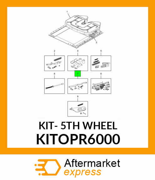 KIT- 5TH WHEEL KITOPR6000