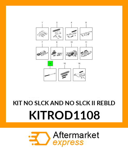 KIT NO SLCK AND NO SLCK II REBLD KITROD1108