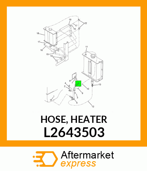 HOSE, HEATER L2643503