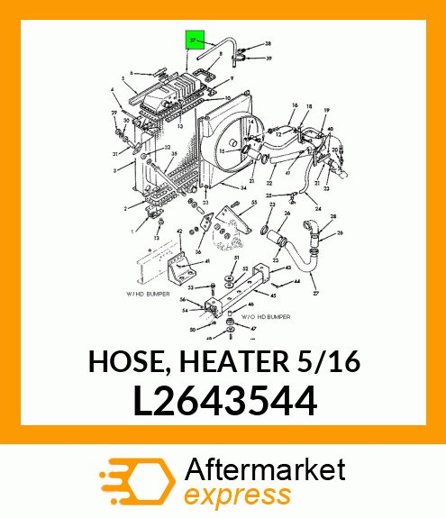 HOSE, HEATER 5/16" L2643544