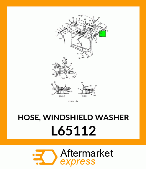 HOSE, WINDSHIELD WASHER L65112