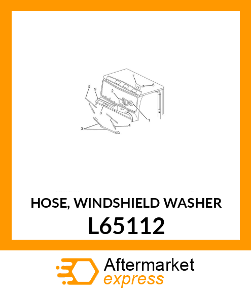 HOSE, WINDSHIELD WASHER L65112