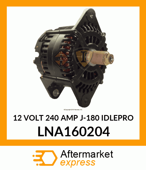 12 VOLT 240 AMP J-180 IDLEPRO LNA160204