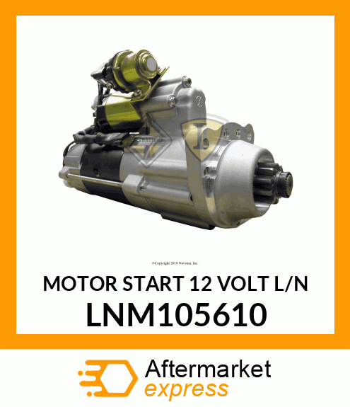 MOTOR START 12 VOLT L/N LNM105610