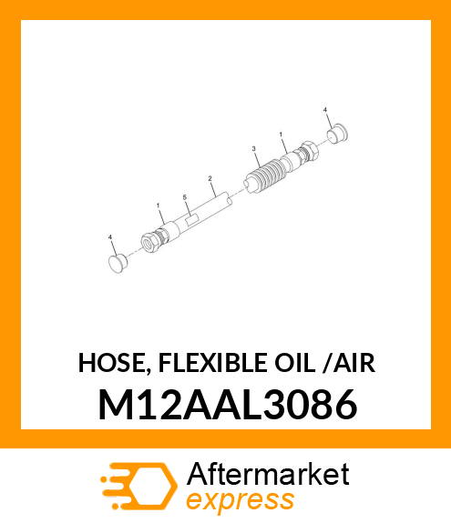 HOSE, FLEXIBLE OIL /AIR M12AAL3086