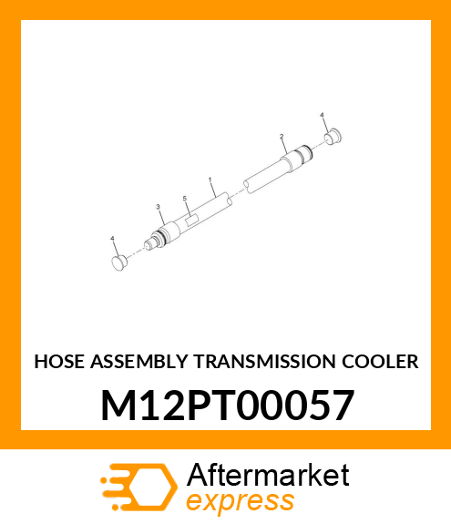 HOSE ASSEMBLY TRANSMISSION COOLER M12PT00057