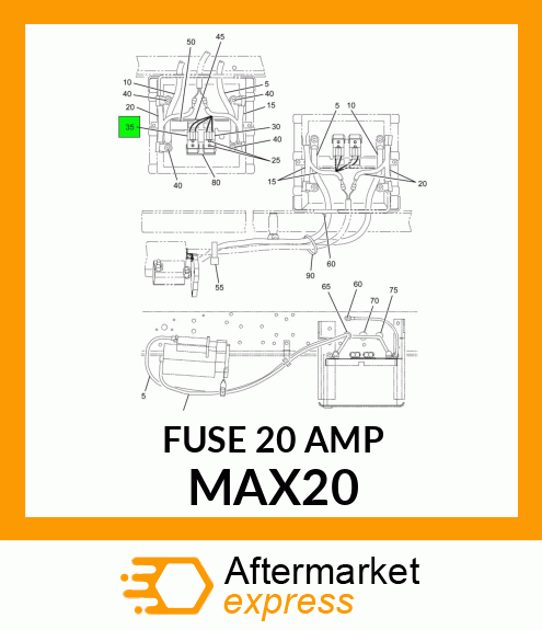 FUSE 20 AMP MAX20