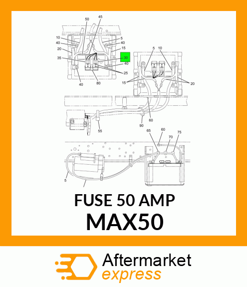 FUSE 50 AMP MAX50