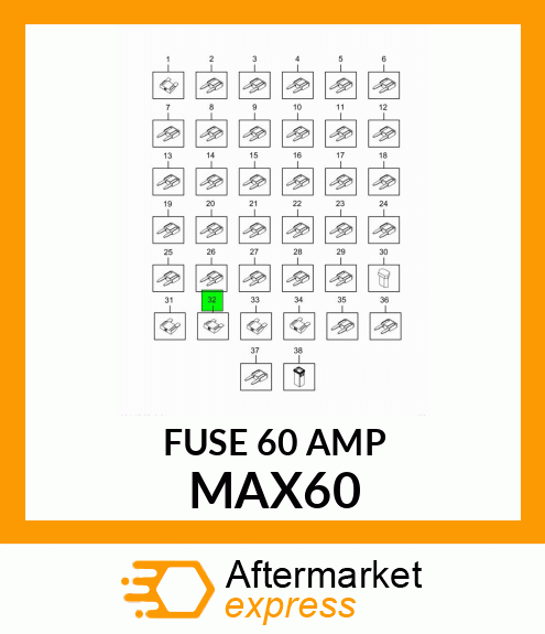 FUSE 60 AMP MAX60