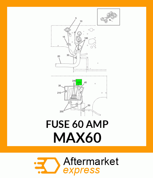 FUSE 60 AMP MAX60