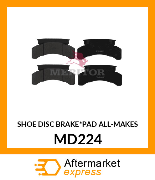 SHOE DISC BRAKE*PAD ALL-MAKES MD224