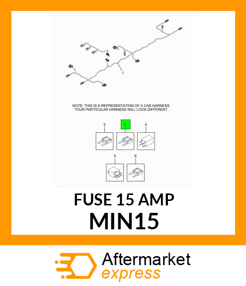 FUSE 15 AMP MIN15