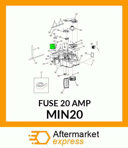 FUSE 20 AMP MIN20