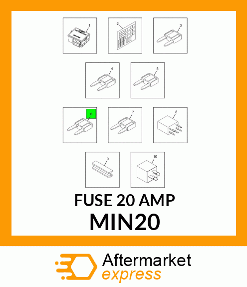 FUSE 20 AMP MIN20