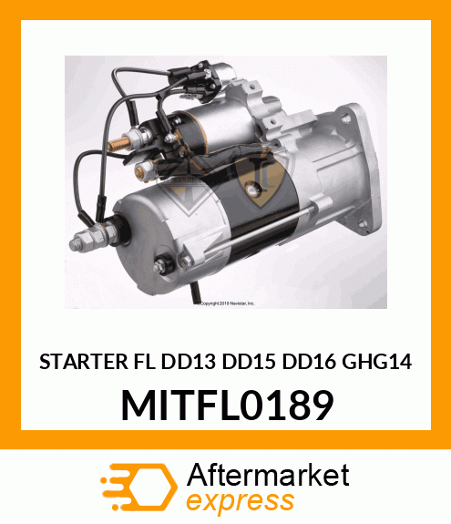 STARTER FL DD13 DD15 DD16 GHG14 MITFL0189