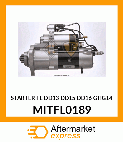 STARTER FL DD13 DD15 DD16 GHG14 MITFL0189