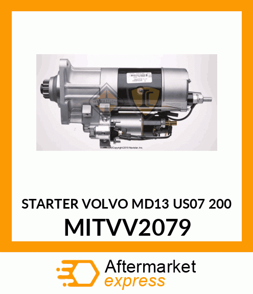 STARTER VOLVO MD13 US07 200 MITVV2079