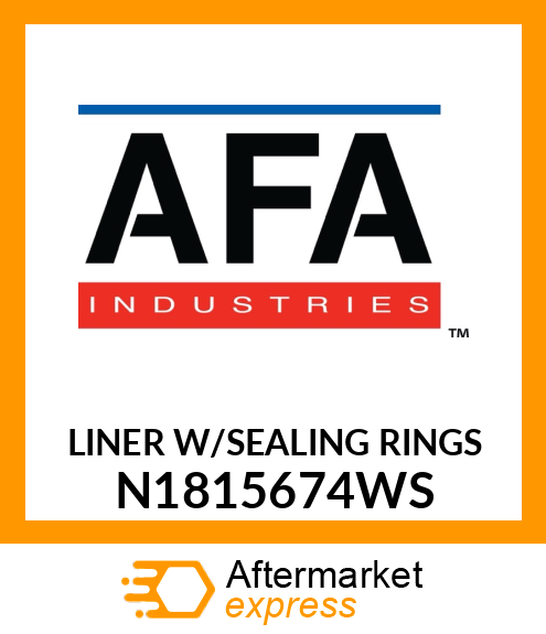 LINER W/SEALING RINGS N1815674WS