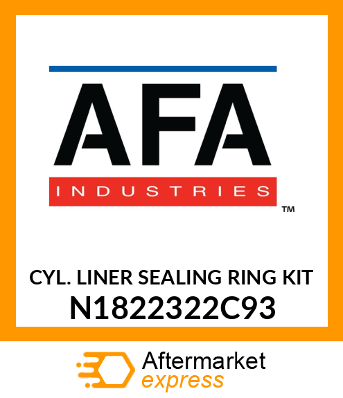 CYL. LINER SEALING RING KIT N1822322C93