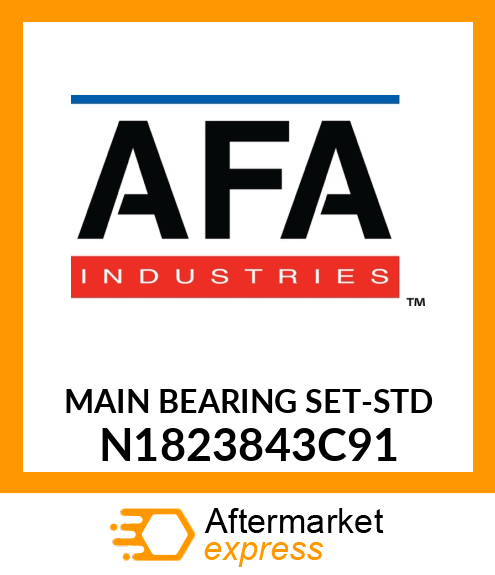 MAIN BEARING SET-STD N1823843C91