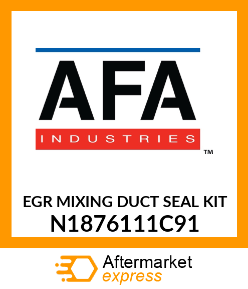 EGR MIXING DUCT SEAL KIT N1876111C91