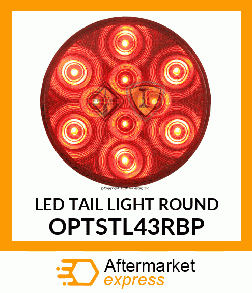 LED TAIL LIGHT ROUND OPTSTL43RBP