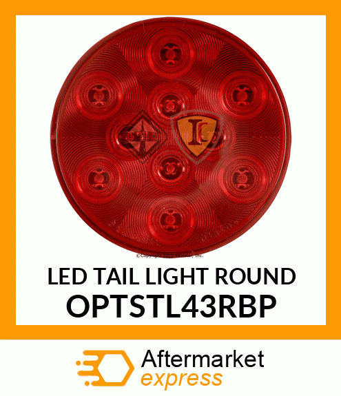 LED TAIL LIGHT ROUND OPTSTL43RBP