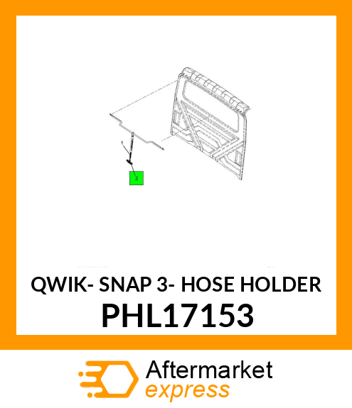 QWIK- SNAP 3- HOSE HOLDER PHL17153