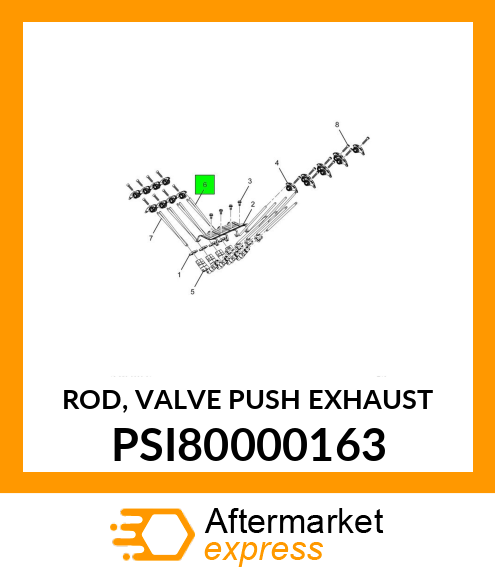 ROD, VALVE PUSH EXHAUST PSI80000163