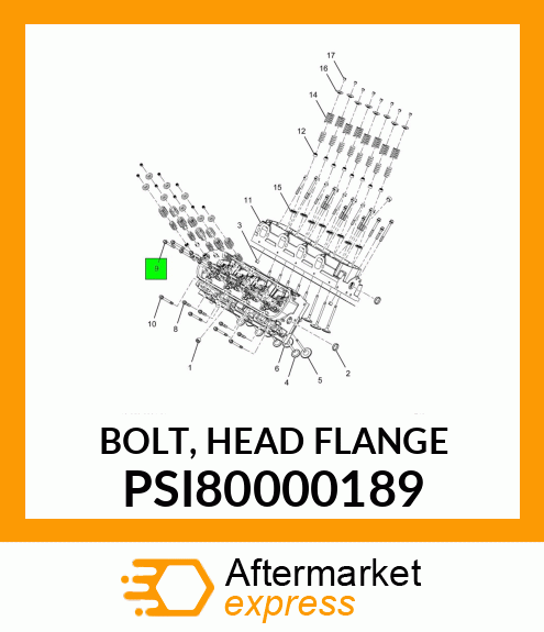 BOLT, HEAD FLANGE PSI80000189