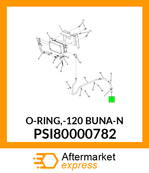 O-RING,-120 BUNA-N PSI80000782