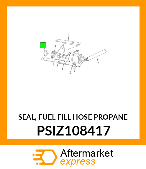 SEAL, FUEL FILL HOSE PROPANE PSIZ108417