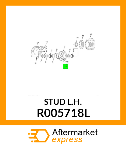 STUD L.H. R005718L