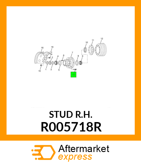 STUD R.H. R005718R