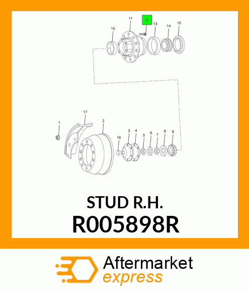 STUD R.H. R005898R