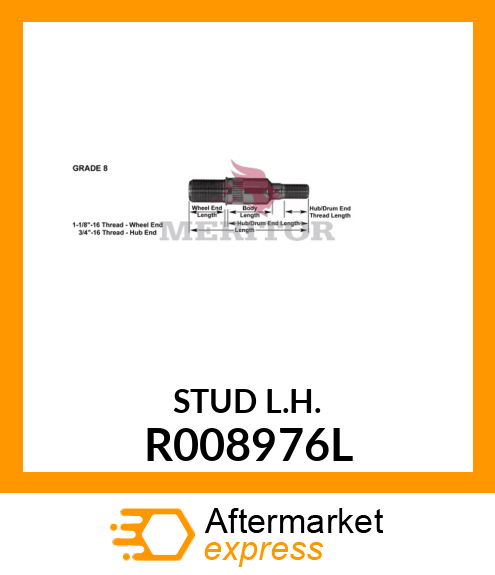 STUD L.H. R008976L